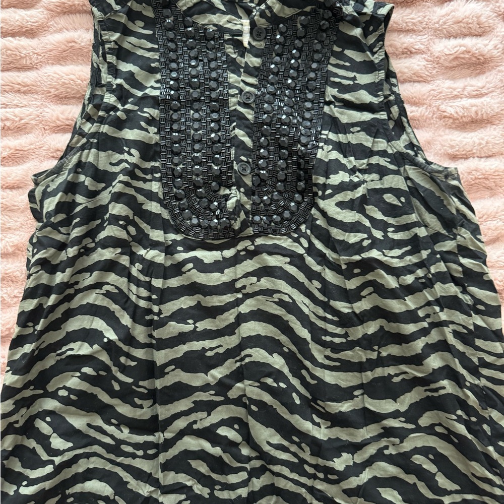 Michael Kors Zebra Print Top